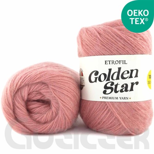 Włóczka Etrofil Golden Star 73142 brudny róż