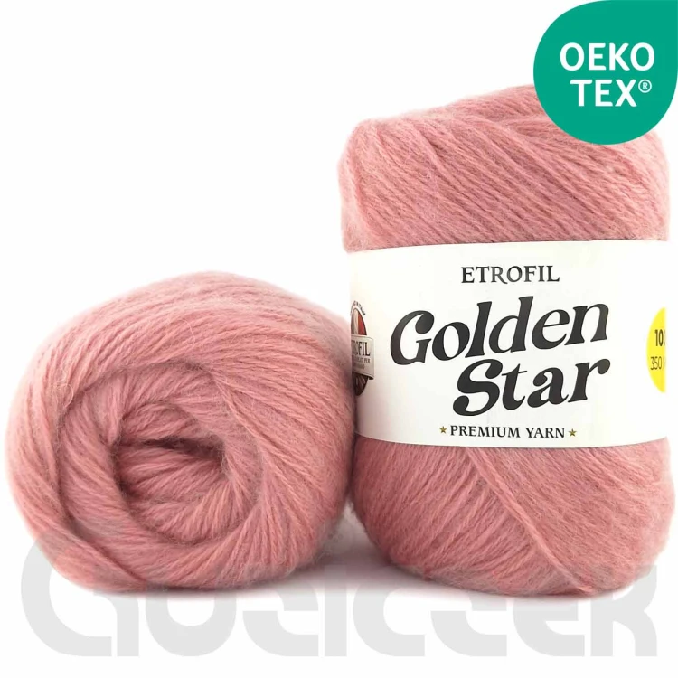 Włóczka Etrofil Golden Star 73142 brudny róż