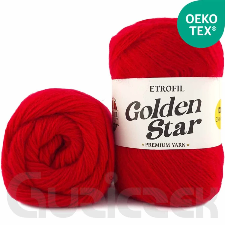 Włóczka Etrofil Golden Star 73121 czerwony