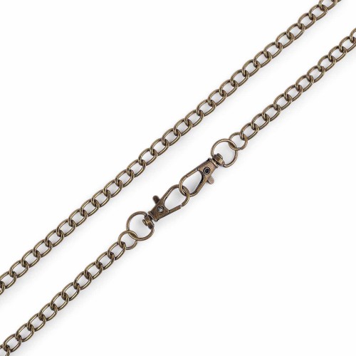 Łańcuszek 120cm x 6mm stare złoto