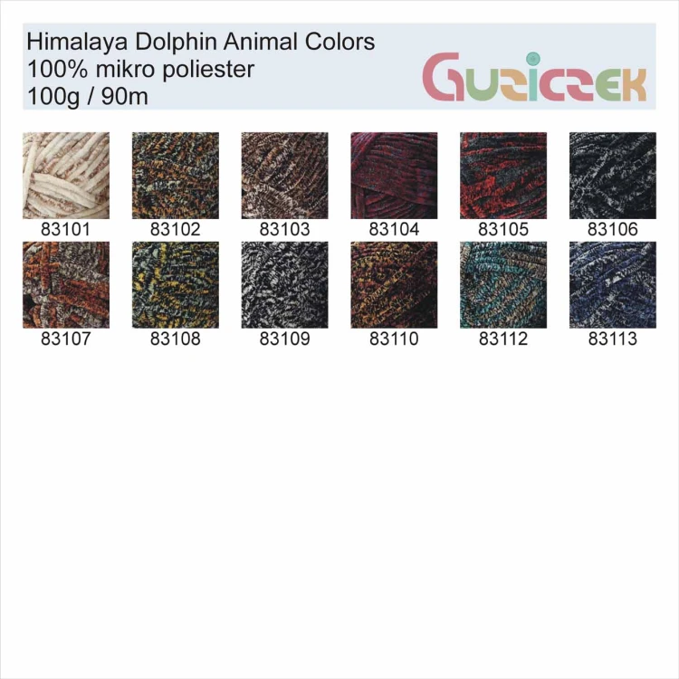 Wzornik Himalaya Dolphin Animal Colors