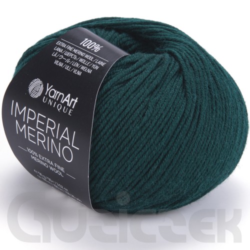 Włóczka YarnArt Imperial Merino 3335 butelkowa zieleń
