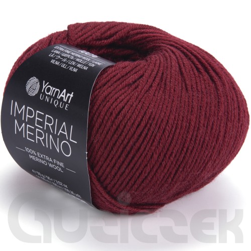 Włóczka YarnArt Imperial Merino 3344 bordowy