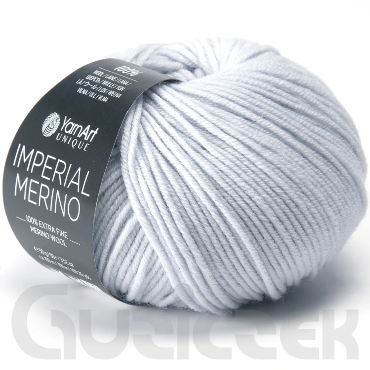 Włóczka YarnArt Imperial Merino 3346 jasny szary