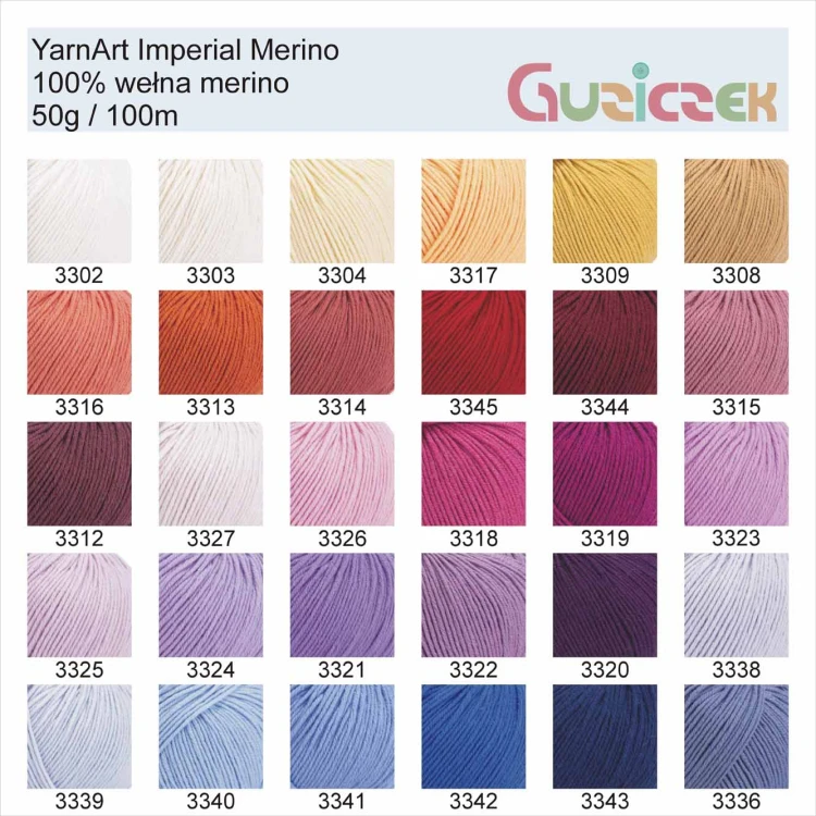 Wzornik YarnArt Imperial Merino