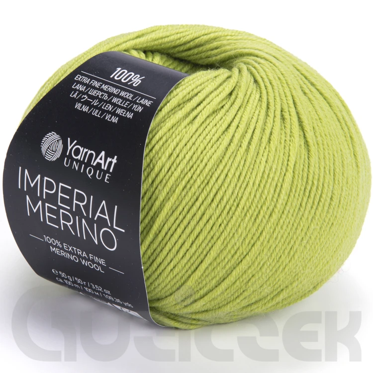 Włóczka YarnArt Imperial Merino 3331 jasny zielony