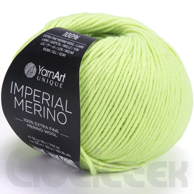 Włóczka YarnArt Imperial Merino 3330 zielone jabłuszko