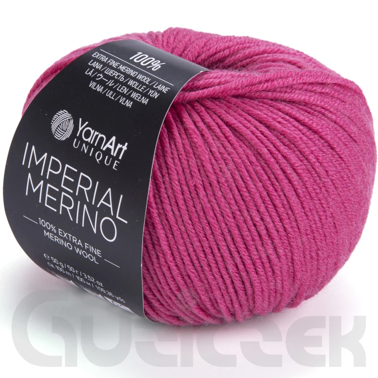 Włóczka YarnArt Imperial Merino 3318 malinowy