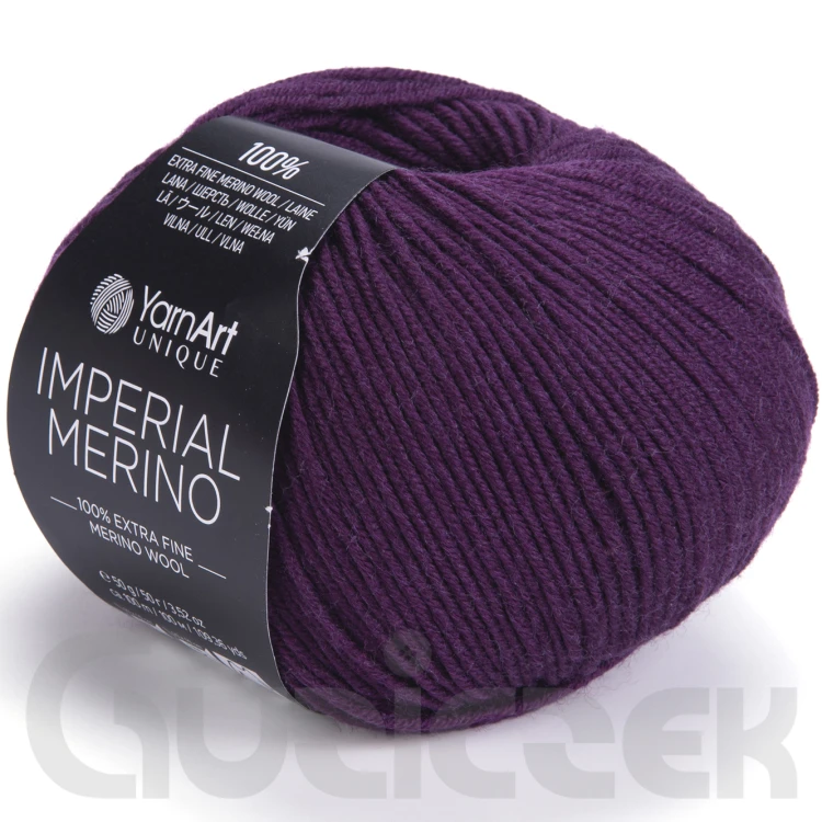 Włóczka YarnArt Imperial Merino 3320 śliwkowy