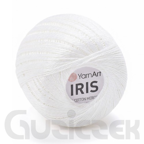 Kordonek YarnArt Iris 910 biały