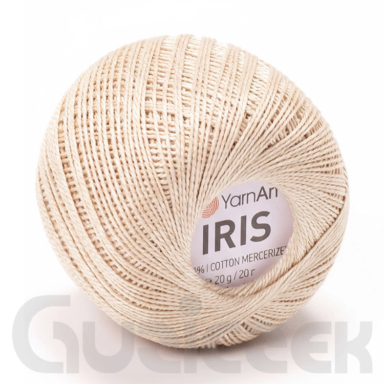 Kordonek YarnArt Iris 929 jasny beż