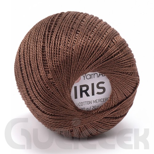 Kordonek YarnArt Iris 932 brązowy