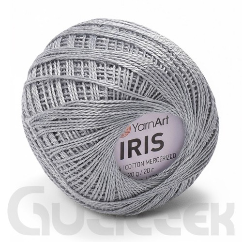 Kordonek YarnArt Iris 933 jasny szary