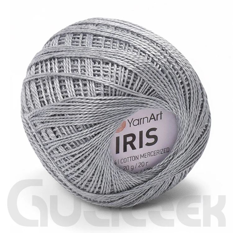Kordonek YarnArt Iris 933 jasny szary