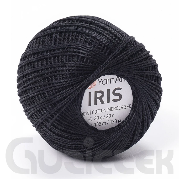 Kordonek YarnArt Iris 935 czarny