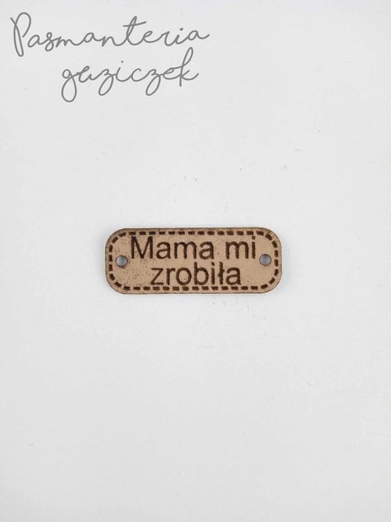 Mama mi zrobiła, ciemny beż