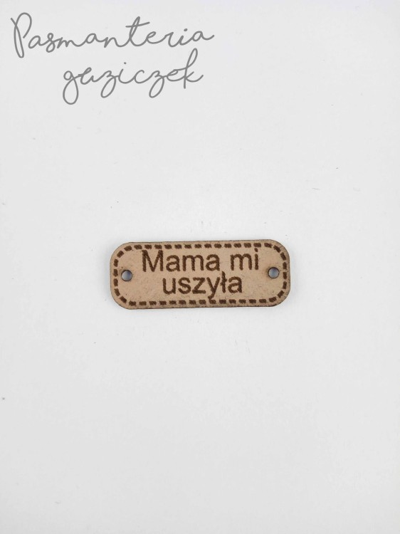 Mama mi uszyła, ciemny beż