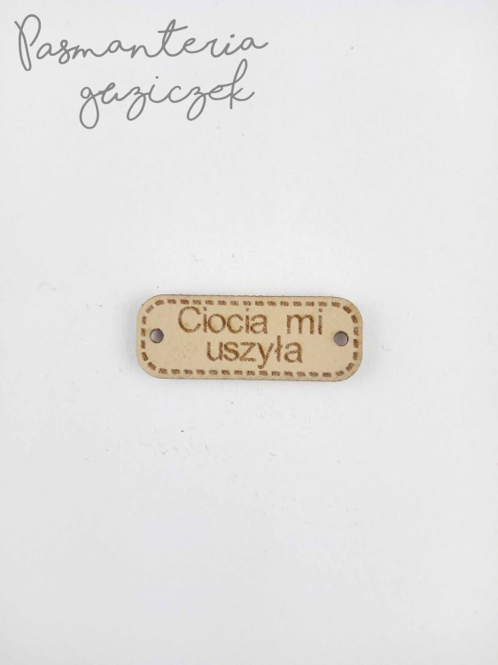 Ciocia mi uszyła, beżowy