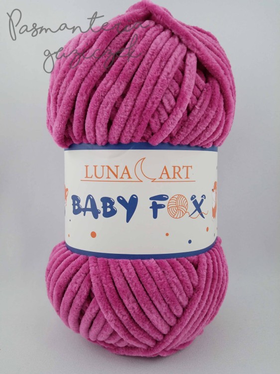 Włóczka Luna Art Baby Fox 100-22 purpurowy