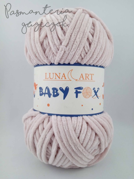 Włóczka Luna Art Baby Fox 100-24 pudrowy róż