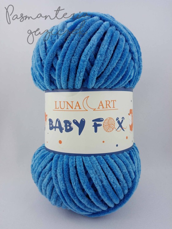Włóczka Luna Art Baby Fox 100-35 niebieski
