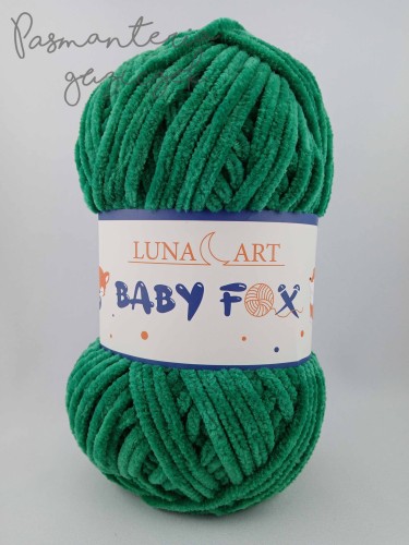 Włóczka Luna Art Baby Fox 100-26 zielony