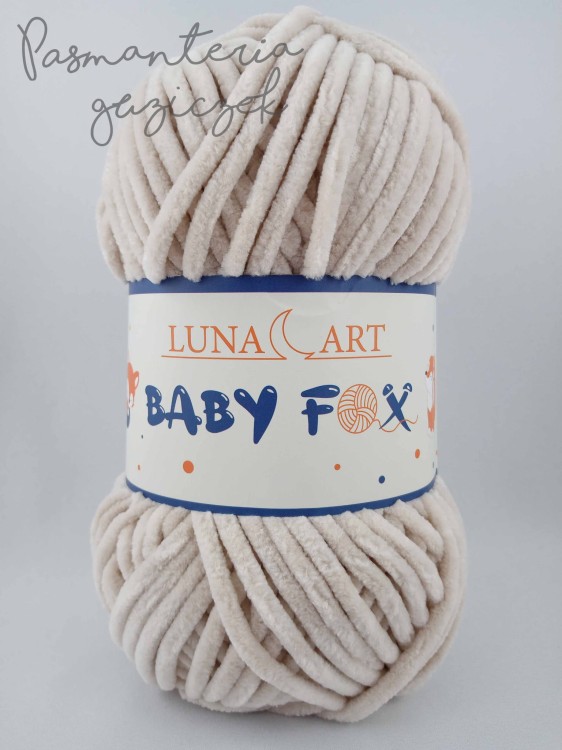 Włóczka Luna Art Baby Fox 100-34 jasny beż