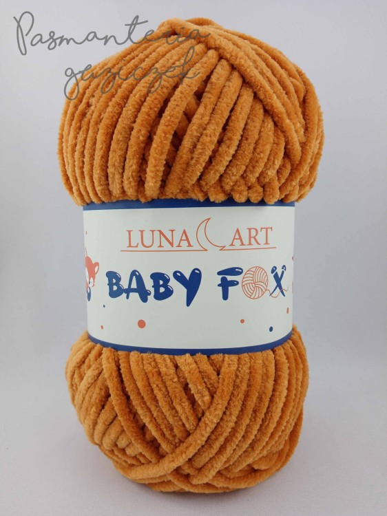 Włóczka Luna Art Baby Fox 100-28 karmelowy