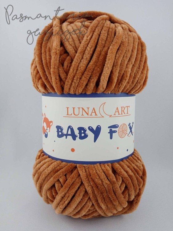 Włóczka Luna Art Baby Fox 100-19 jasny brąz