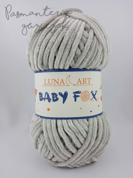 Włóczka Luna Art Baby Fox 100-33 szary