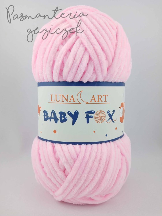 Włóczka Luna Art Baby Fox 100-05 różowy
