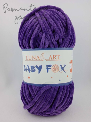 Włóczka Luna Art Baby Fox 100-16 fioletowy