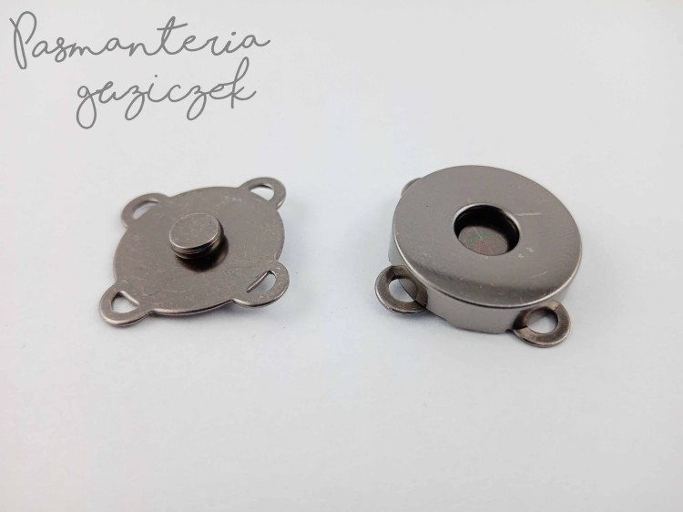Zapięcie magnetyczne 18mm czarny nikiel