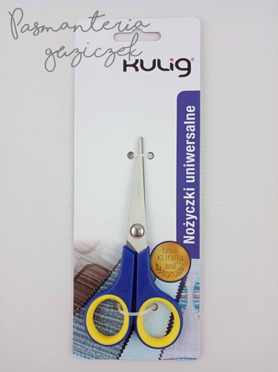 Nożyczki uniwersalne Kulig 14cm niebieskie