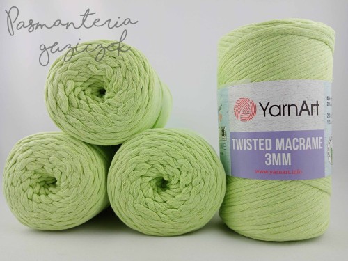YarnArt twisted macrame 3mm 755 pistacjowy