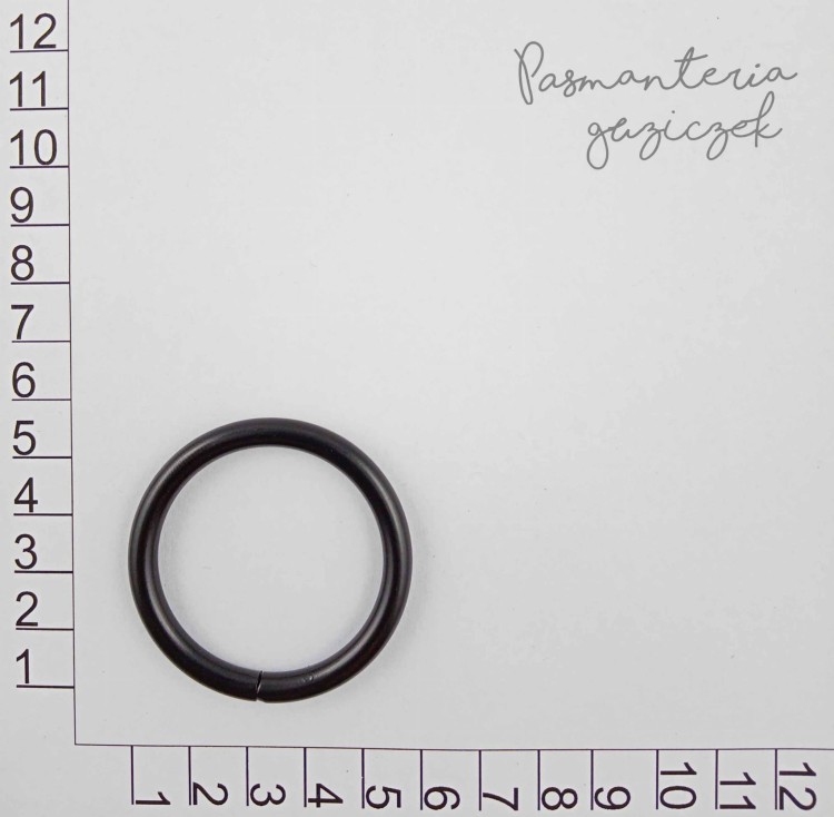 Kółko 38mm czarne