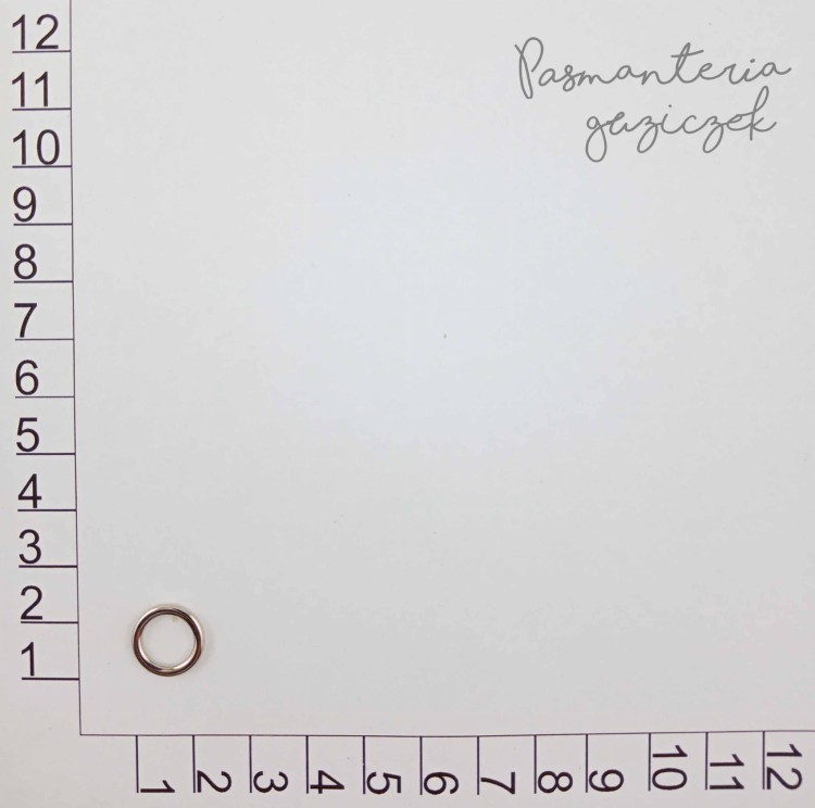 Kółko 8x2 mm srebrne