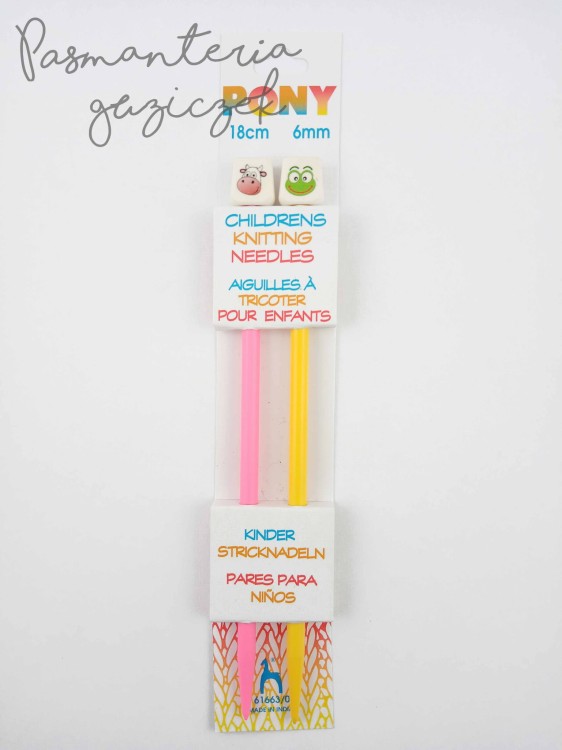 Druty dla dzieci 6mm