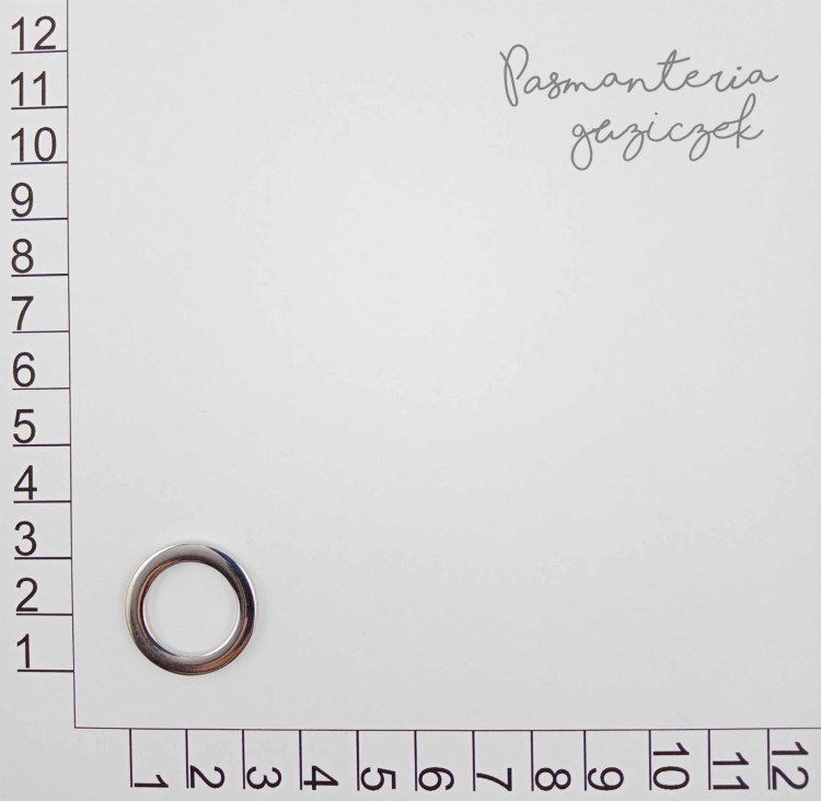 Kółko 16x3,5 mm srebrne płaskie