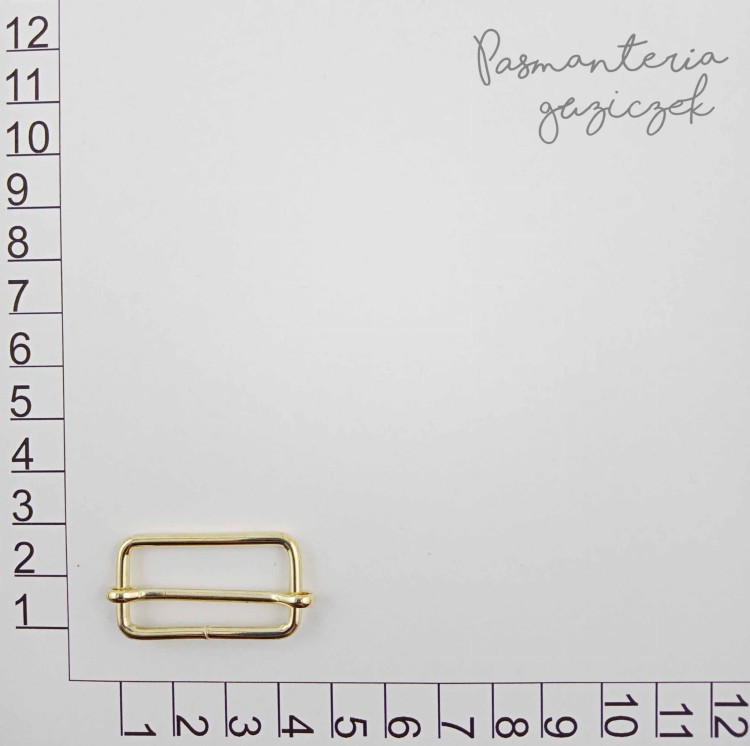 Regulator 30x14x2,5 mm złoty