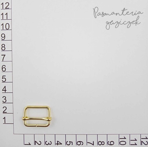 Regulator 20x14x2,5 mm złoty