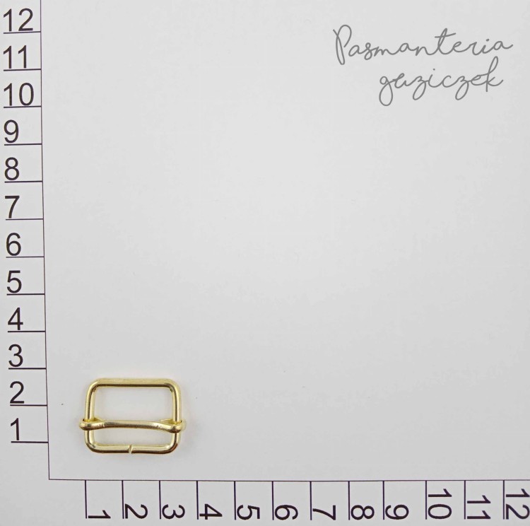 Regulator 20x14x2,5 mm złoty