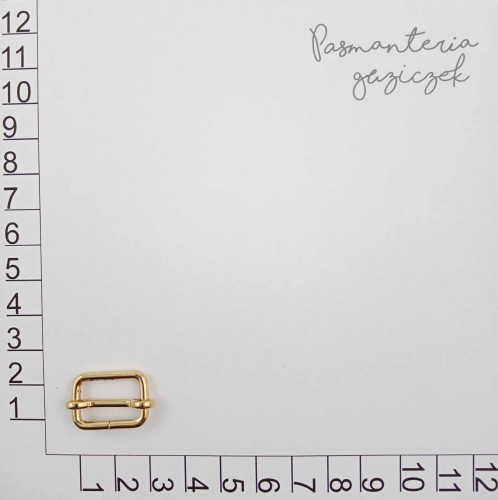 Regulator 16x10x2,5 mm złoty