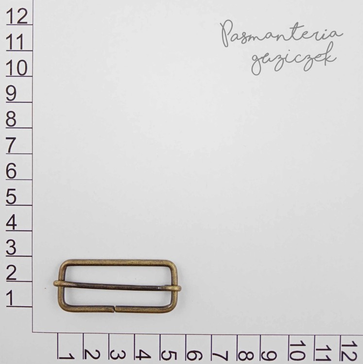 Regulator 40x15x2,5 mm stare złoto