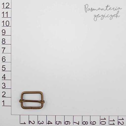 Regulator 20x14x2,5 mm stare złoto