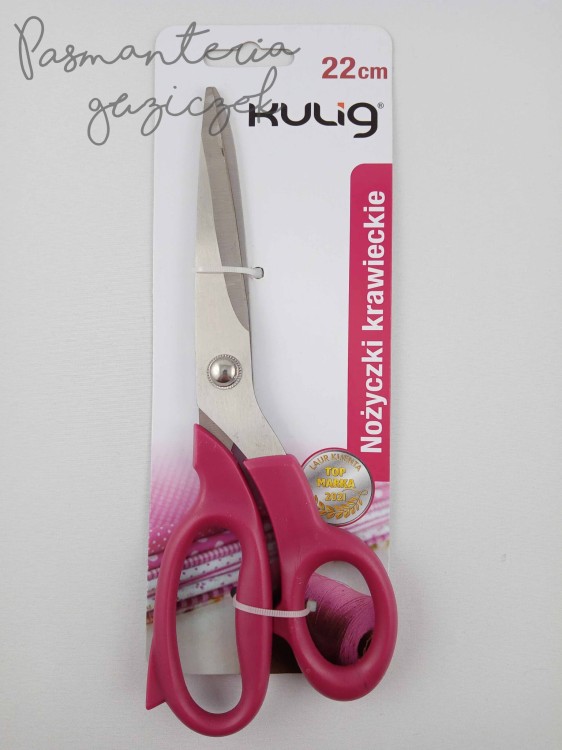Nożyczki krawieckie Kulig 22cm