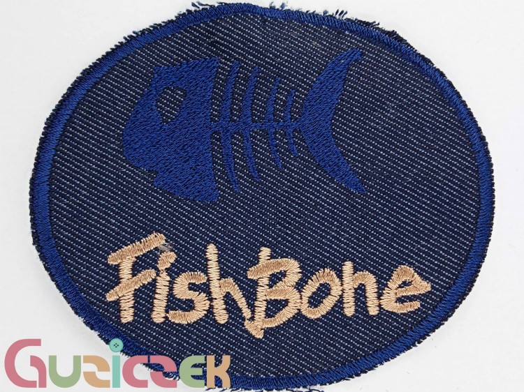 Naprasowanka Fishbone 100x85 mm