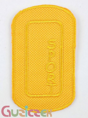 Naprasowanka Sport 35x60 mm żółty