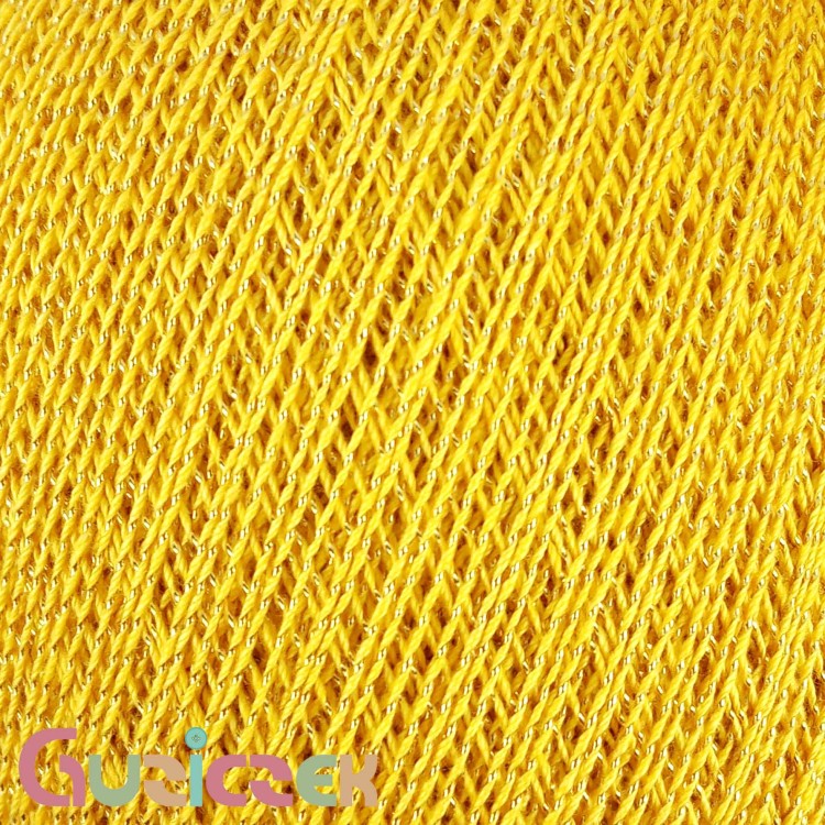 Maxi Metallic 26347 żółty ze złotą nitką