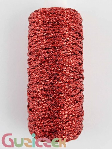 Plecionka metalizowana czerwona